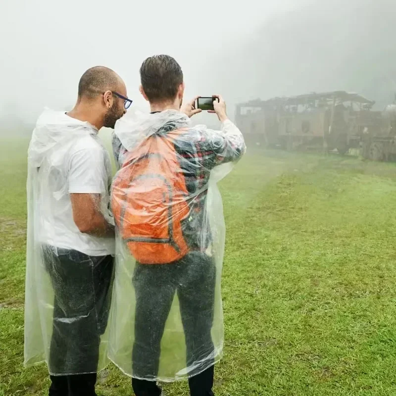 Camping Rain Poncho - 5/10PCS Compact Disposable Rain Poncho Lightweight