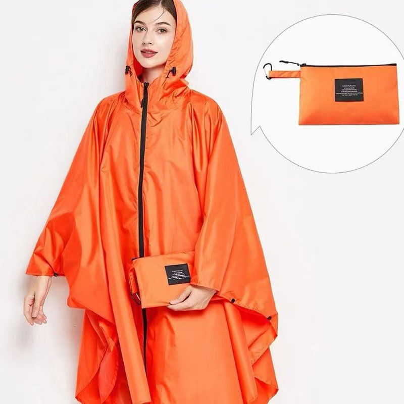 Colorful Plus Size Floral Rain - Camping Rain Poncho recension och pris