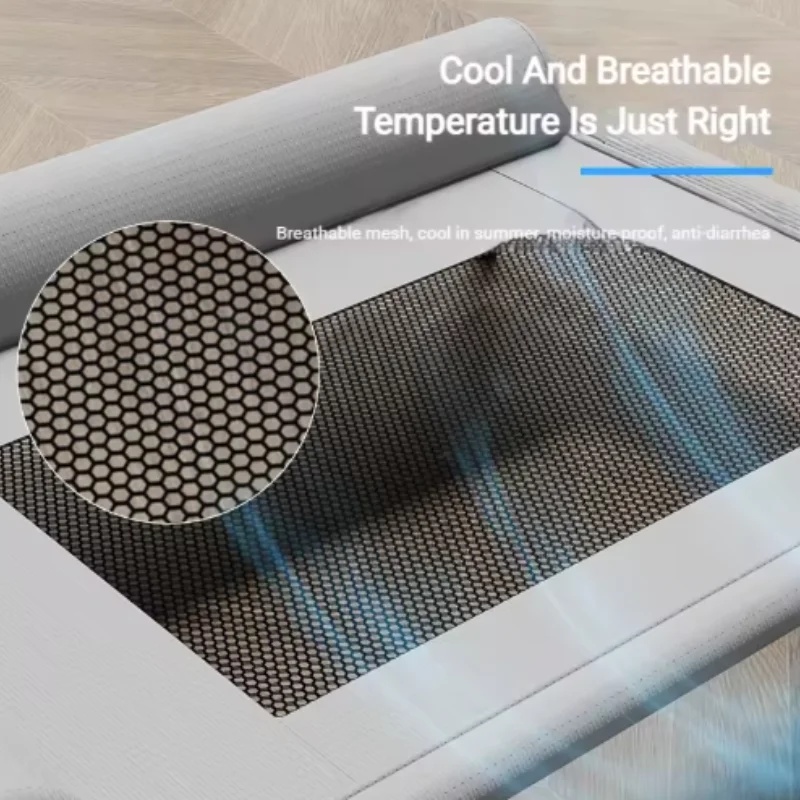 Cooling Dog Cot Bed Breathable - Outdoor Camping Dog Bed recension och pris